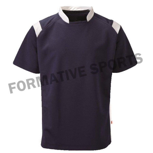 Customised Sublimated Cut And Sew Rugby Jersey Manufacturers in Vigo